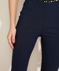 Calca-legging-Feminina-Bengaline-Estampada-de-Poa-com-Recorte-Cintura-Media-Azul-Marinho-9949451-Azul_Marinho_6