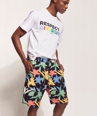 Bermuda-Masculina-de-Sarja-Tal-Pai-Tal-Filho-Pipe-Floral-com-Bolsos-Preta-9970120-Preto_6