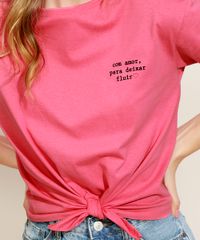 Blusa-Feminina--Com-Amor-para-Deixar-Fluir--com-No-Manga-Curta-Decote-Redondo-Coral-9970048-Coral_4 Blusa-Feminina--Com-Amor-para-Deixar-Fluir--com-No-Manga-Curta-Decote-Redondo-Coral-9970048-Coral_4