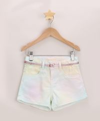 Short-de-Sarja-Infantil-Estampado-Tie-Dye-com-Cinto-e-Brilho-Rosa-9965693-Rosa_1