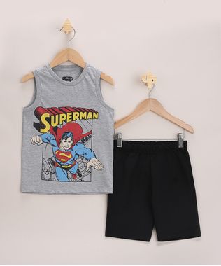 Conjunto-Infantil-Super-Homem-de-Regata-Cinza-Mescla---Bermuda-em-Moletom-Preto-9968181-Preto_1