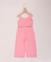 Macacao-Infantil-Pantacourt-com-Linho-e-Vazado-Alca-Media-Rosa-9953834-Rosa_1