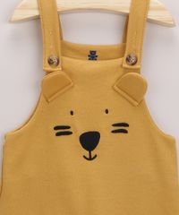 Jardineira-Infantil-com-Orelhinhas-Alca-Media-Mostarda-9967809-Mostarda_3