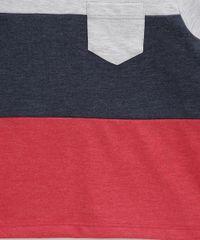 Camiseta-Infantil-com-Recortes-Contrastantes-e-Bolso-Manga-Curta-Gola-Careca-Cinza-Mescla-9963531-Cinza_Mescla_3