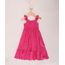 Vestido-Infantil-Longo-com-Recortes-e-Babados-Alca-Media-Decote-Redondo-Rosa-9965251-Rosa_1