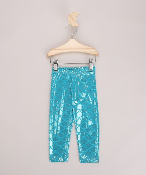 legging verde infantil