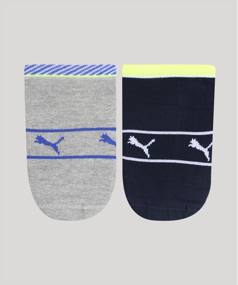 Kit-de-2-Meias-Infantis-Puma-Cano-Baixo-Multicor-9973030-Multicor_1