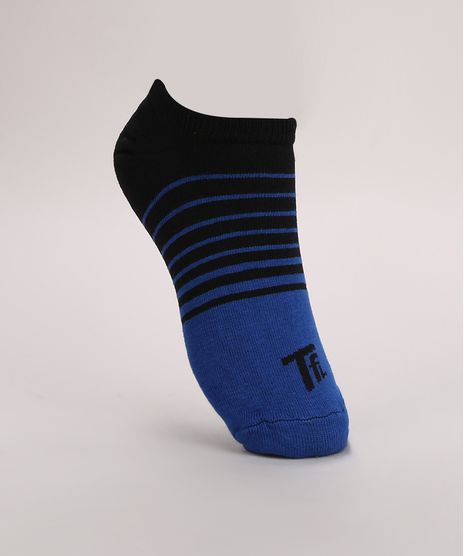 Meia-Masculina-Trifil-Esportiva-Listrada-Cano-Baixo-Azul-Escuro-9974607-Azul_Escuro_1