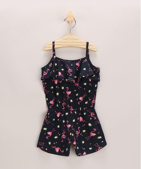 Macaquinho-Infantil-Estampado-de-Flamingos-com-Babados-Alca-Fina-Azul-Marinho-9967877-Azul_Marinho_1