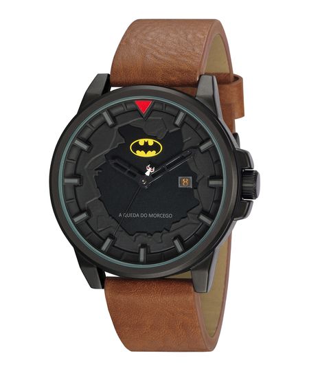Relogio-Analogico-Warner-Batman-A-Queda-do-Morcego-Masculino---Placa-Metalica---32130GPMGPH1-Preto-9950019-Preto_1