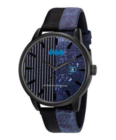 Relogio-Analogico-Warner-Batman-O-Longo-Dia-das-Bruxas-Masculino---Placa-Metalica---32132GPMGPH1-Preto-9950021-Preto_1