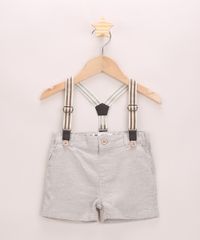 Bermuda-Infantil-Alfaiatada-em-Linho-com-Suspensorio-Bege-9954544-Bege_1