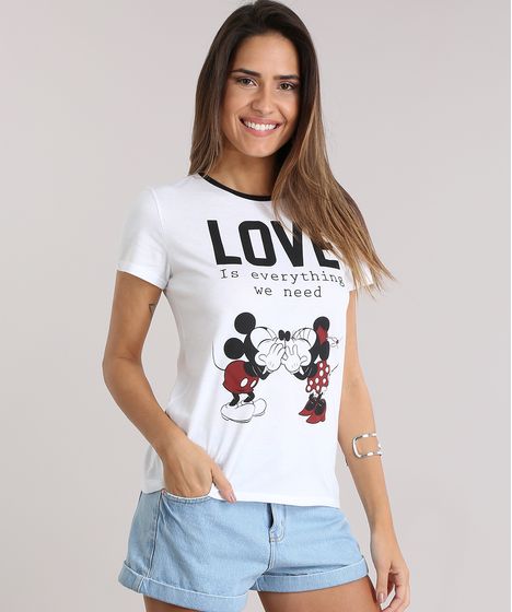 blusa da minnie c&a