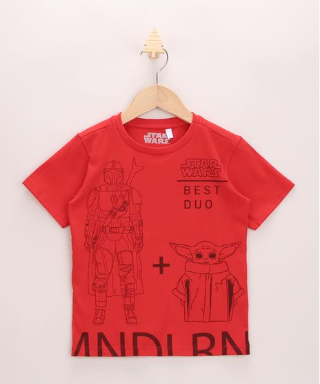 Camiseta-Infantil-The-Mandalorian-Star-Wars-Manga-Curta-Vermelha-9975996-Vermelho_1