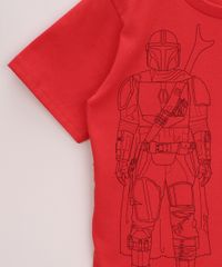 Camiseta-Infantil-The-Mandalorian-Star-Wars-Manga-Curta-Vermelha-9975996-Vermelho_4