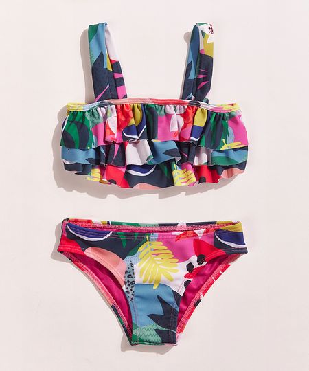 Biquini-Infantil-Feline-Estampado-Tropical-com-Babado-e-Protecao-UV50--Multicor-9961711-Multicor_1