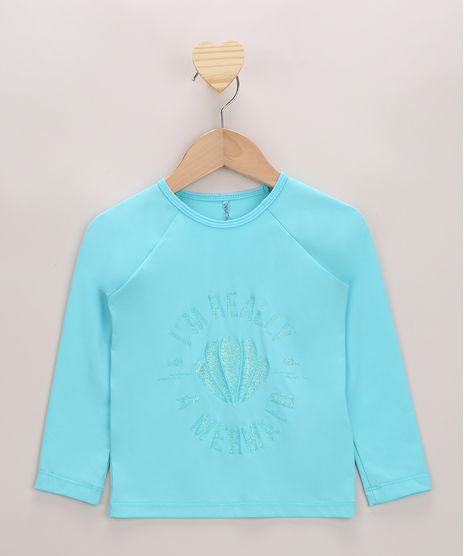 Blusa-de-Praia-Infantil--Mermaid--com-Glitter-Manga-Longa-com-Protecao-UV50--Azul-Claro-9964923-Azul_Claro_1