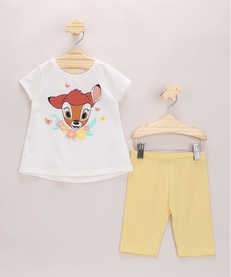 Conjunto-Infantil-Bambi-de-Blusa-Manga-Curta-Off-White---Bermuda-Amarela-9965939-Amarelo_1