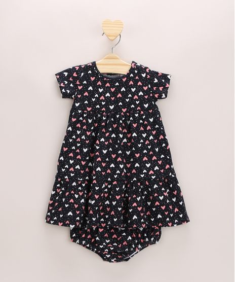 Vestido-Infantil-Estampado-de-Coracoes-com-Recortes-Manga-Curta---Calcinha-Azul-Marinho-9970647-Azul_Marinho_1