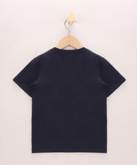 Camiseta-Infantil-com-Bolso-Estampado-de-Folhagem-Manga-Curta-Azul-Marinho-9968706-Azul_Marinho_2