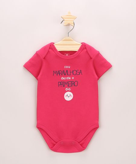 Body-Infantil--Sou-Maravilhosa--Manga-Curta-Pink-9956990-Pink_1