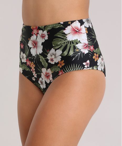 Biquini-Calcinha-Hot-Pant-Estampado-Floral-Preto-9029537-Preto_1