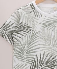 Camiseta-Infantil-Estampada-de-Folhagem-com-Bolso-Manga-Curta-Off-White-9970821-Off_White_3