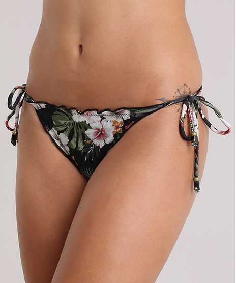 Biquini-Calcinha-Tanga-Levanta-Bumbum-Estampado-Floral-Preto-9029553-Preto_1