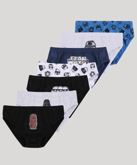 Kit-de-7-Cuecas-Infantis-Star-Wars-Multicor-9967687-Multicor_1 Kit-de-7-Cuecas-Infantis-Star-Wars-Multicor-9967687-Multicor_1