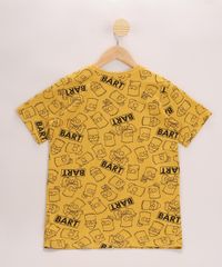 Camiseta-Juvenil-Bart-Simpson-Estampada-Manga-Curta-Mostarda-9967028-Mostarda_3