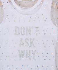Vestido-de-Tule-Juvenil--Don-t-Ask-Why--Metalizado-com-Brilho-Manga-Curta-Branco-9964571-Branco_3