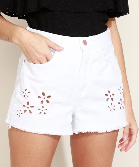 Short-Jeans-Feminino-Mom-Cintura-Super-Alta-com-Corte-a-Laser-Branca-9971194-Branco_1