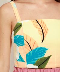 Top-Cropped-Feminino-Estampada-de-Folhagens-Alca-Media-Decote-Reto-Laranja-Claro-9957410-Laranja_Claro_6