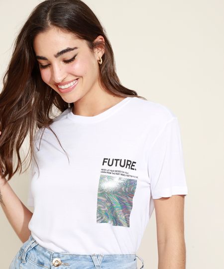 Blusa-Feminina--Future--com-Brilho-Manga-Curta-Decote-Redondo-Branca-9968817-Branco_1 Blusa-Feminina--Future--com-Brilho-Manga-Curta-Decote-Redondo-Branca-9968817-Branco_1