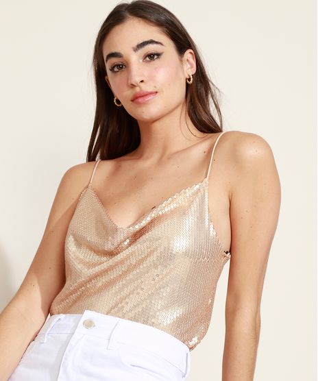 Regata-Feminina-de-Paetes-Alca-Fina-Gola-Degage-Rose-9976230-Rose_1