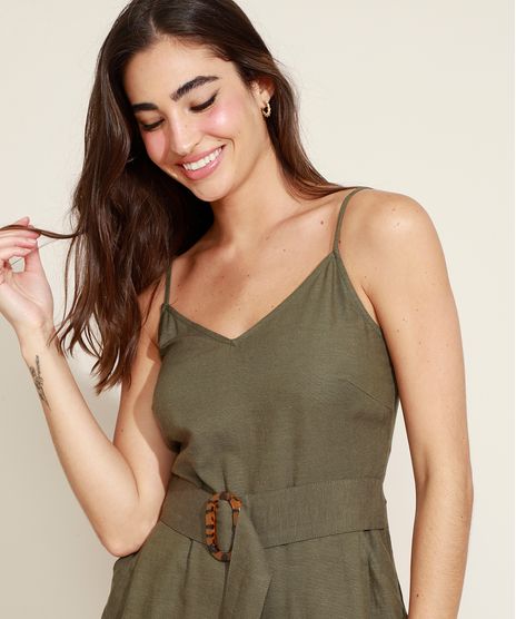 Macacao-Feminino-Jogger-com-Linho-e-Fivela-Alca-Fina-Decote-V-Verde-Militar-9947522-Verde_Militar_1