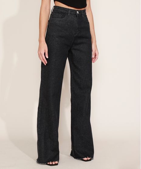 Calca-Jeans-Feminina-Mindset-Wide-Reta-Cintura-Super-Alta-Preta-9980412-Preto_1