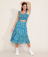 Top-Cropped-Feminino-Mindset-Estampado-Floral-com-Babado-na-Alca-Decote-Reto-Verde-9977000-Verde_3