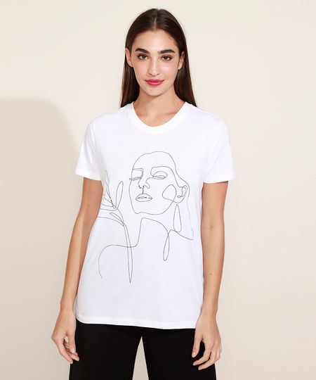 T-Shirt-Feminina-Mindset-Rosto-Artsy-Manga-Curta-Decote-Redondo-Off-White-9975949-Off_White_1 T-Shirt-Feminina-Mindset-Rosto-Artsy-Manga-Curta-Decote-Redondo-Off-White-9975949-Off_White_1