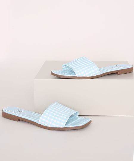 Rasteirinha-Slide-Feminina-Mindset-Estampada-Xadrez-Vichy-Azul-Claro-9974101-Azul_Claro_1 Rasteirinha-Slide-Feminina-Mindset-Estampada-Xadrez-Vichy-Azul-Claro-9974101-Azul_Claro_1