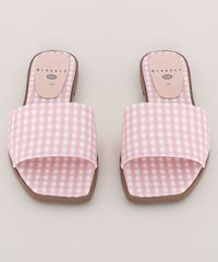 Rasteirinha-Slide-Feminina-Mindset-Estampada-Xadrez-Vichy-Rosa-9974102-Rosa_5