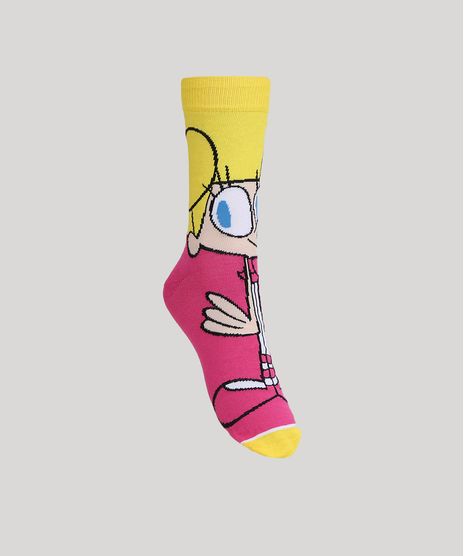 Meia-Masculina-Cano-Alto-Laboratorio-de-Dexter-Estampado-Rosa-9970154-Rosa_1
