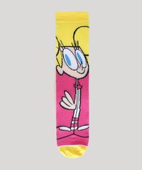 Meia-Masculina-Cano-Alto-Laboratorio-de-Dexter-Estampado-Rosa-9970154-Rosa_2