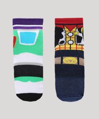 Kit-de-2-Meias-Femininas-Toy-Story-Cano-Medio-Multicor-9970899-Multicor_2