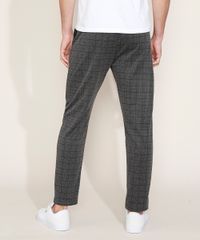 Calca-de-Moletom-Masculina-Estampada-Xadrez-Cinza-9974627-Cinza_4