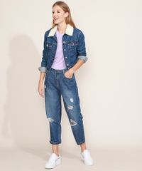 Jaqueta-Jeans-Feminina-Tal-Mae-Tal-Filha-Cropped-com-Pelo-e-Bolsos-Azul-Escuro-9946105-Azul_Escuro_6