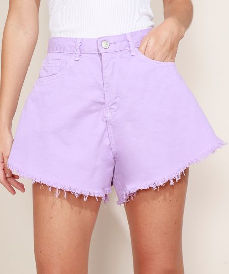 Short-de-Sarja-Feminino-Gode-Cintura-Super-Alta-com-Barra-Desfiada-Lilas-9972349-Lilas_1 Short-de-Sarja-Feminino-Gode-Cintura-Super-Alta-com-Barra-Desfiada-Lilas-9972349-Lilas_1