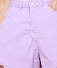 Short-de-Sarja-Feminino-Gode-Cintura-Super-Alta-com-Barra-Desfiada-Lilas-9972349-Lilas_4