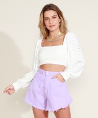 Short-de-Sarja-Feminino-Gode-Cintura-Super-Alta-com-Barra-Desfiada-Lilas-9972349-Lilas_6