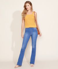Calca-Jeans-Feminina-Sawary-Boot-Cut-Cintura-Alta-Azul-Medio-9980100-Azul_Medio_3